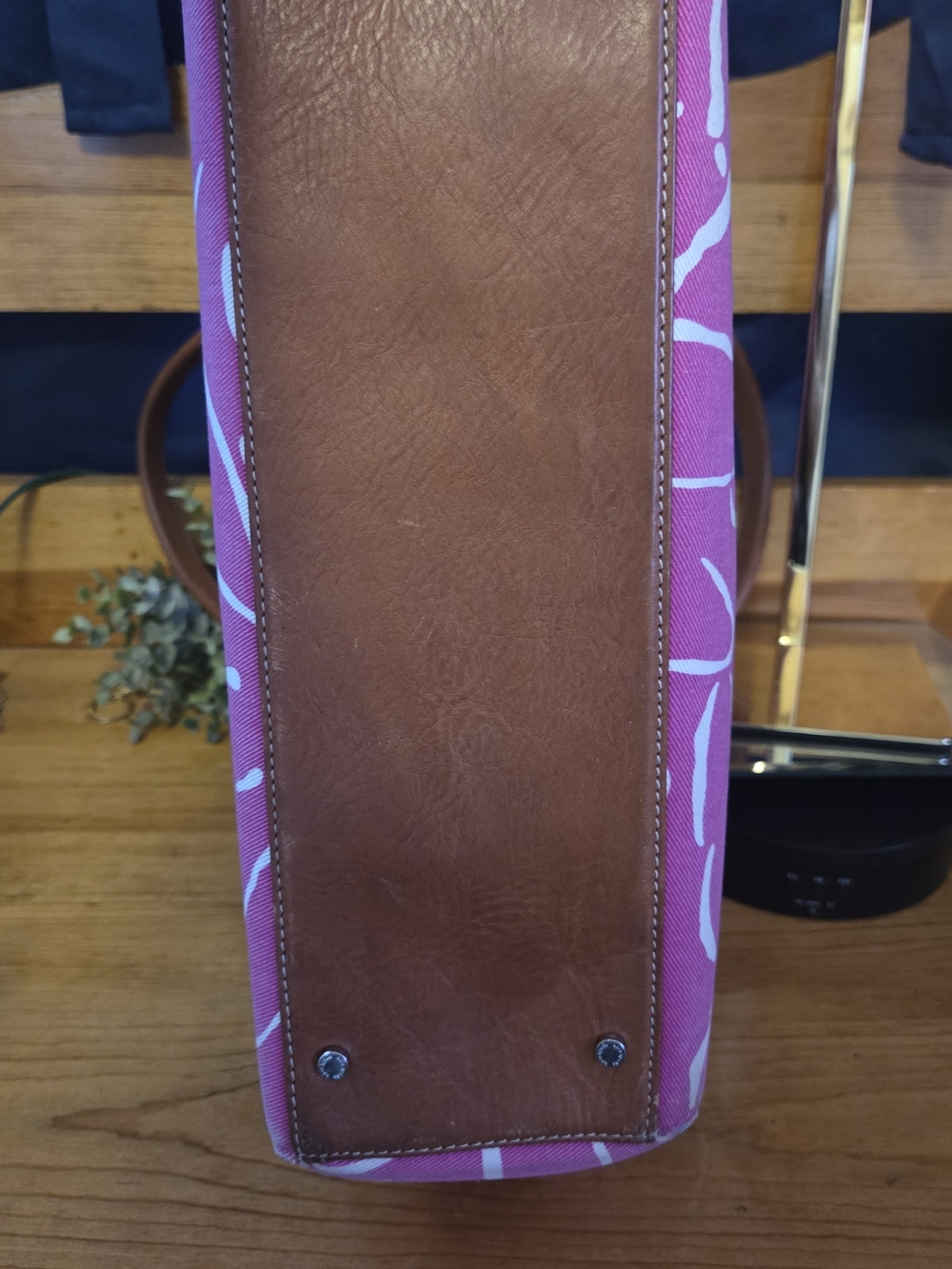 Kate Spade Pink Floral Statement Tote | Leather Handles Preppy Chic Classic - Picture 7 of 16